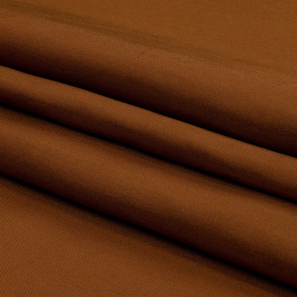 Famous Australian Designer Terracotta Plain Silk Woven