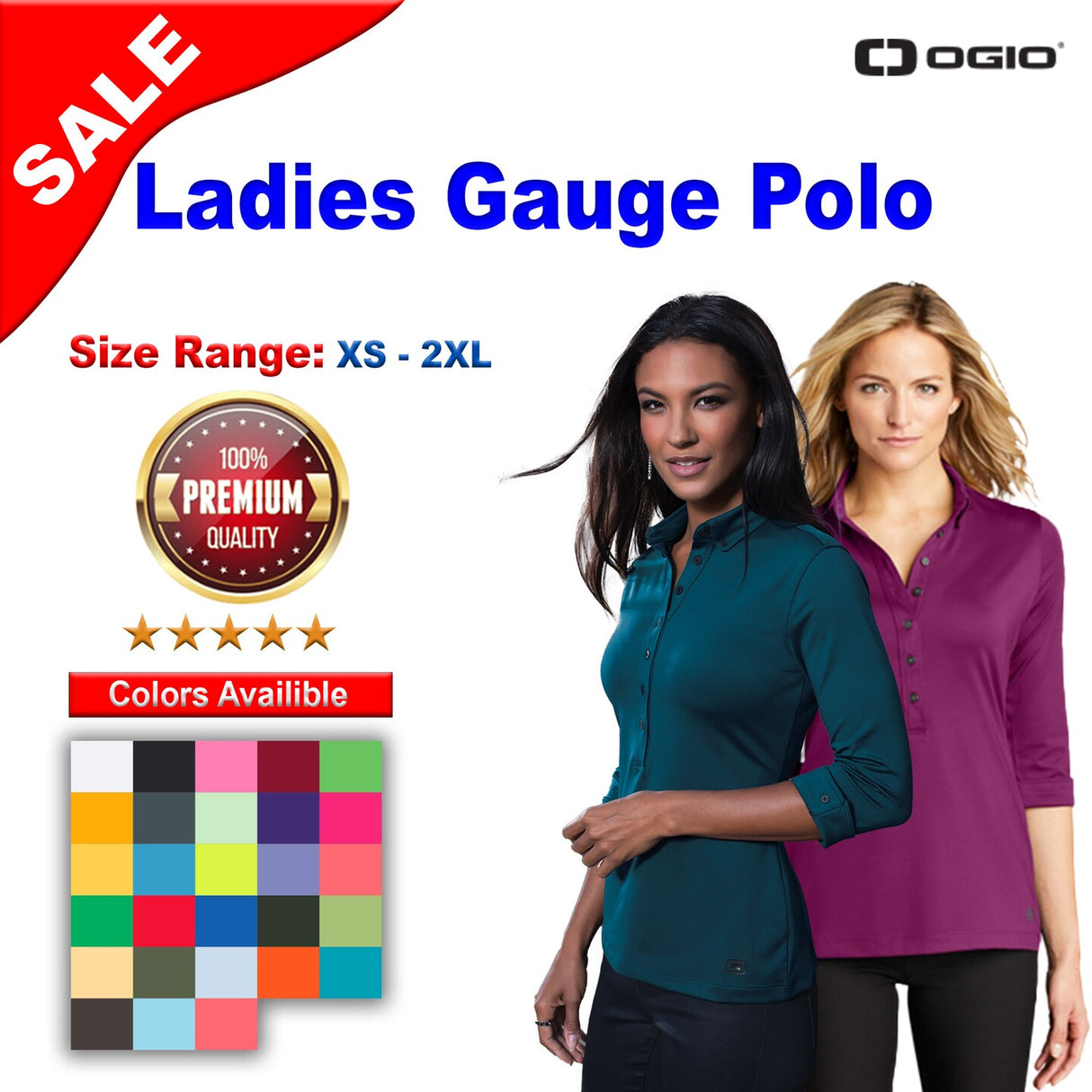 OGIO® Ladies Gauge Polo