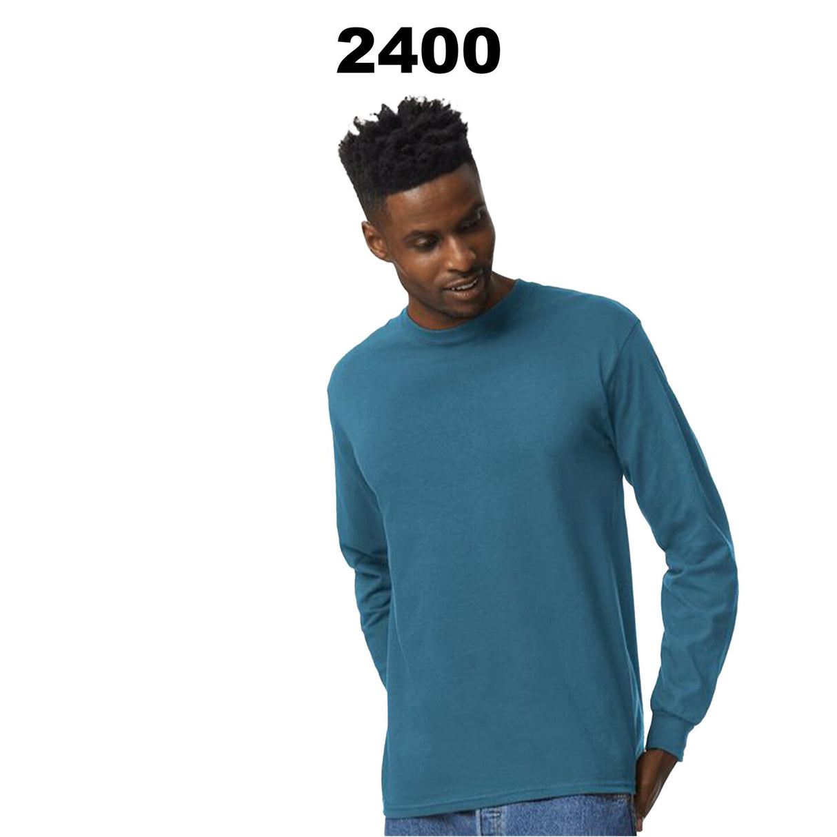 Gildan® Ultra Cotton Crewneck Long Sleeve T-Shirt