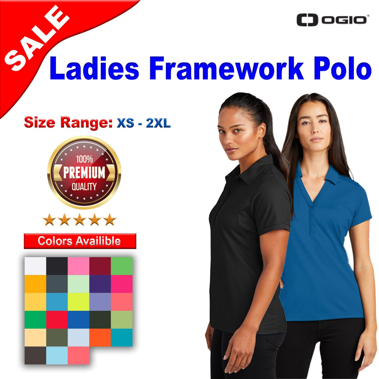 OGIO® Ladies Framework Polo