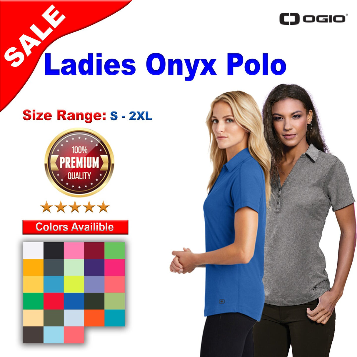 OGIO® Ladies Onyx Polo