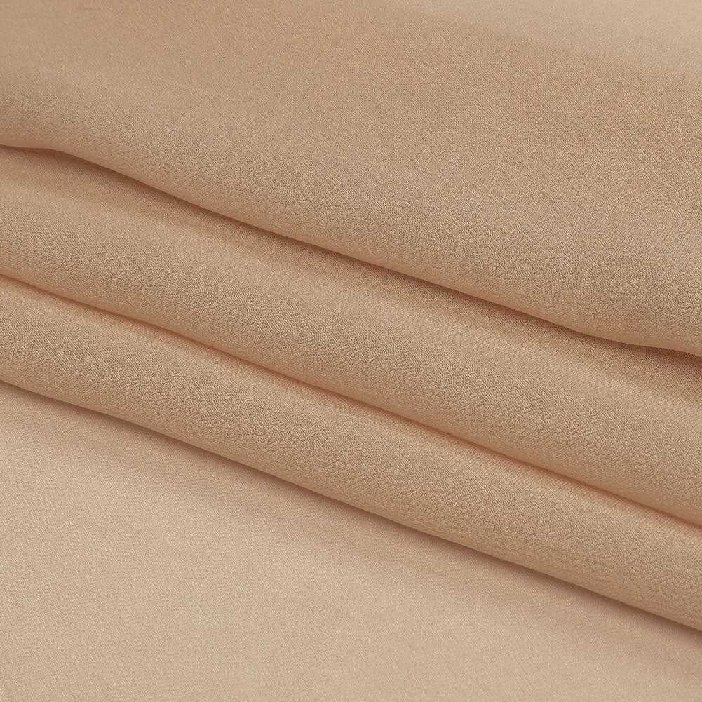 Famous Australian Designer Dusty Peach Viscose Georgette