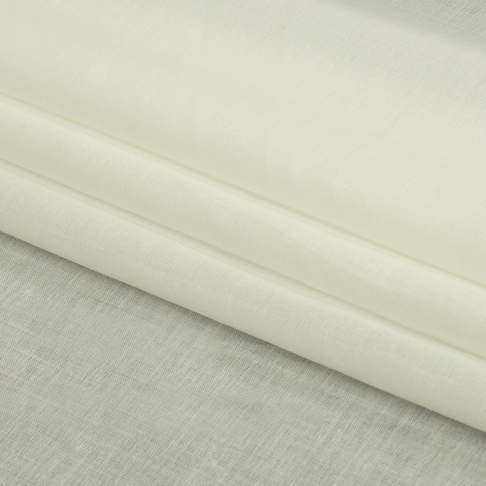 Famous Australian Designer Off White Cotton Voile