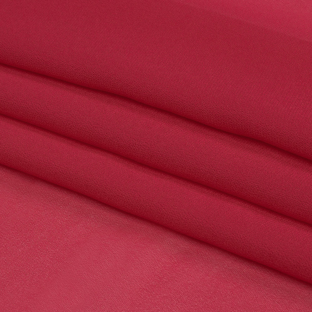 Famous Australian Designer Magenta Viscose Georgette
