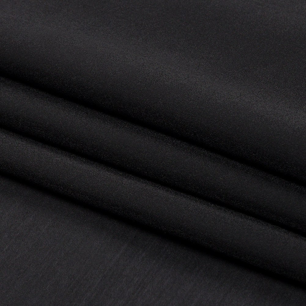 Famous Australian Designer Black Polyester Organza