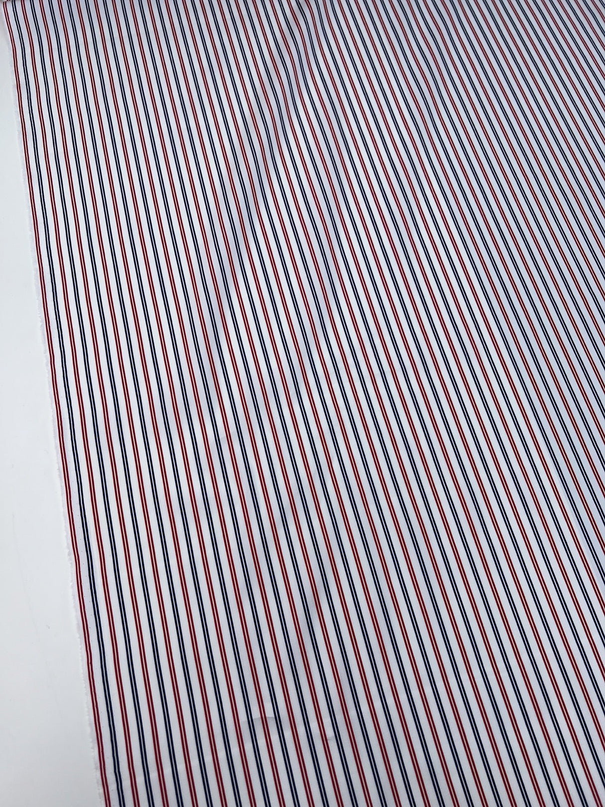 Cotton Poplin Striped Fabric