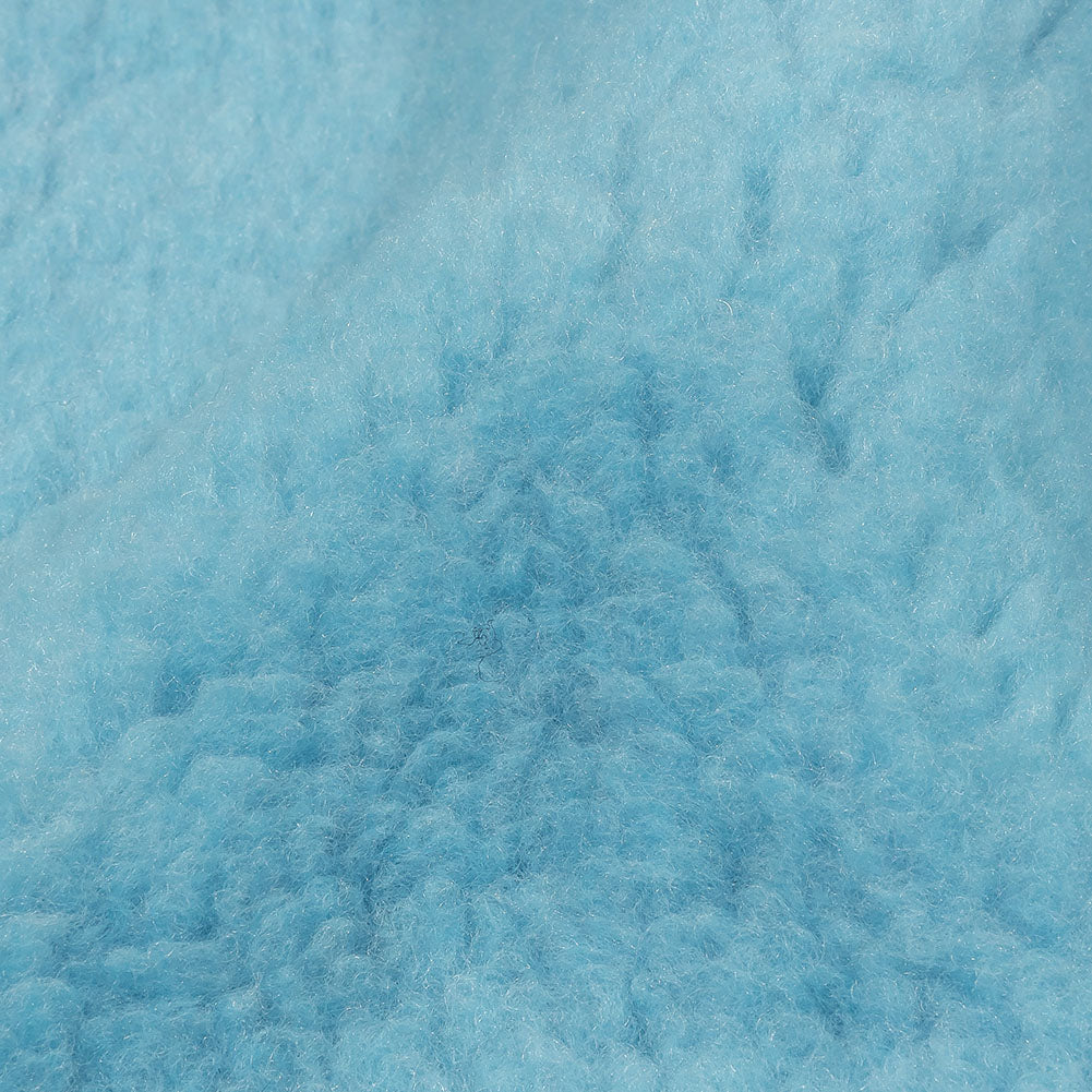 Balenciaga Italian Baby Blue Faux Shearling with Knit Backing
