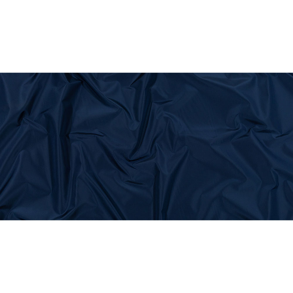 Balenciaga Italian Dark Blue Polyester and Viscose Micro Faille