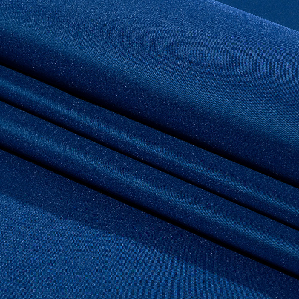 Balenciaga Italian Blue Polyester and Viscose Micro Faille