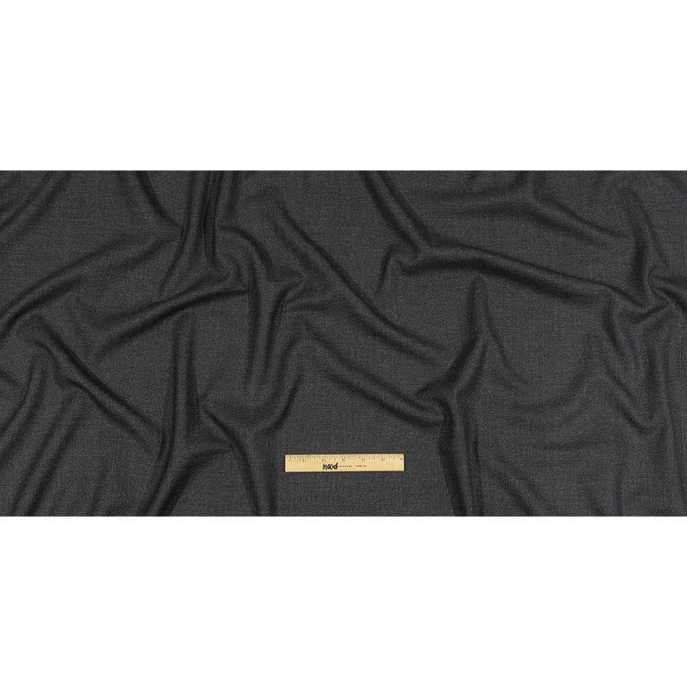 Balenciaga Italian Black Iris, Brown and Blue Ice Glen Check Wool Suiting