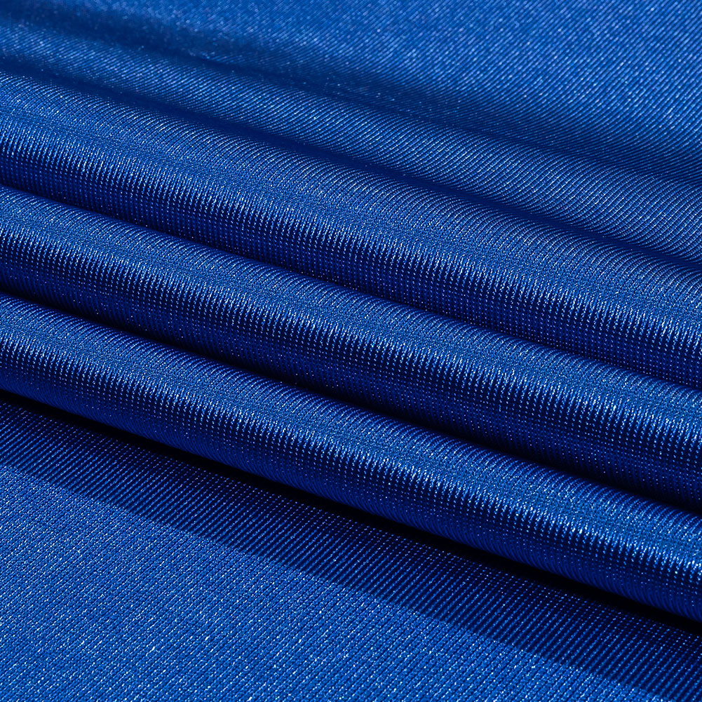 Balenciaga Italian Royal Blue Luminous Polyester Milano Jersey