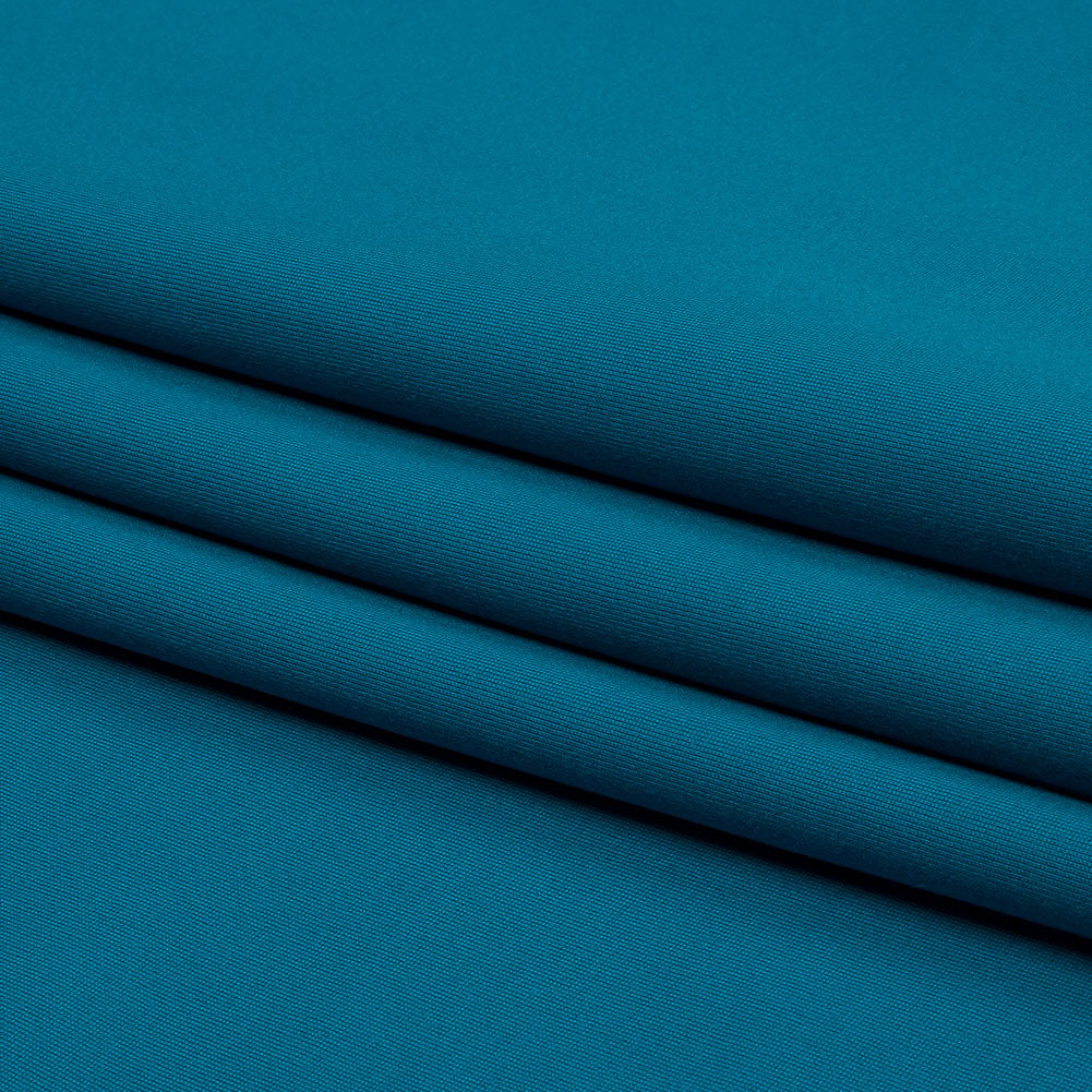Stretch Ponte Knit - Ocean Blue - Papilio Collection