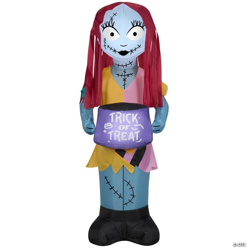 42" Airblown® Blowup Inflatable Nightmare Before Christmas Sally with Treat Sack Halloween Outdoor Yard Decoration