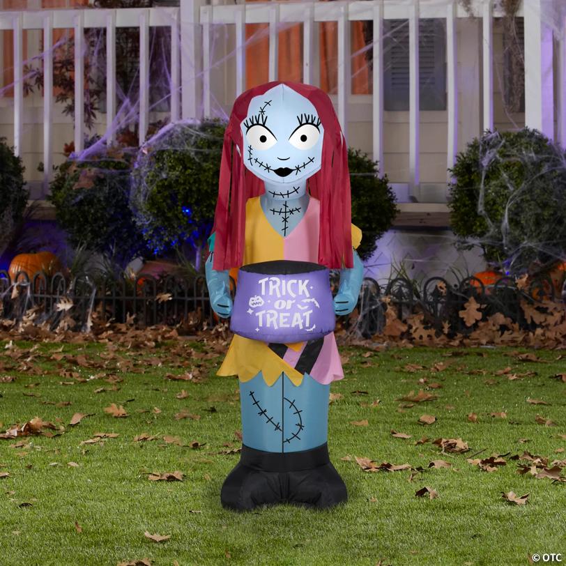42" Airblown® Blowup Inflatable Nightmare Before Christmas Sally with Treat Sack Halloween Outdoor Yard Decoration
