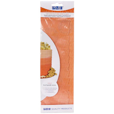 PME Pleated Tall Patterned Edge Side Scrapper