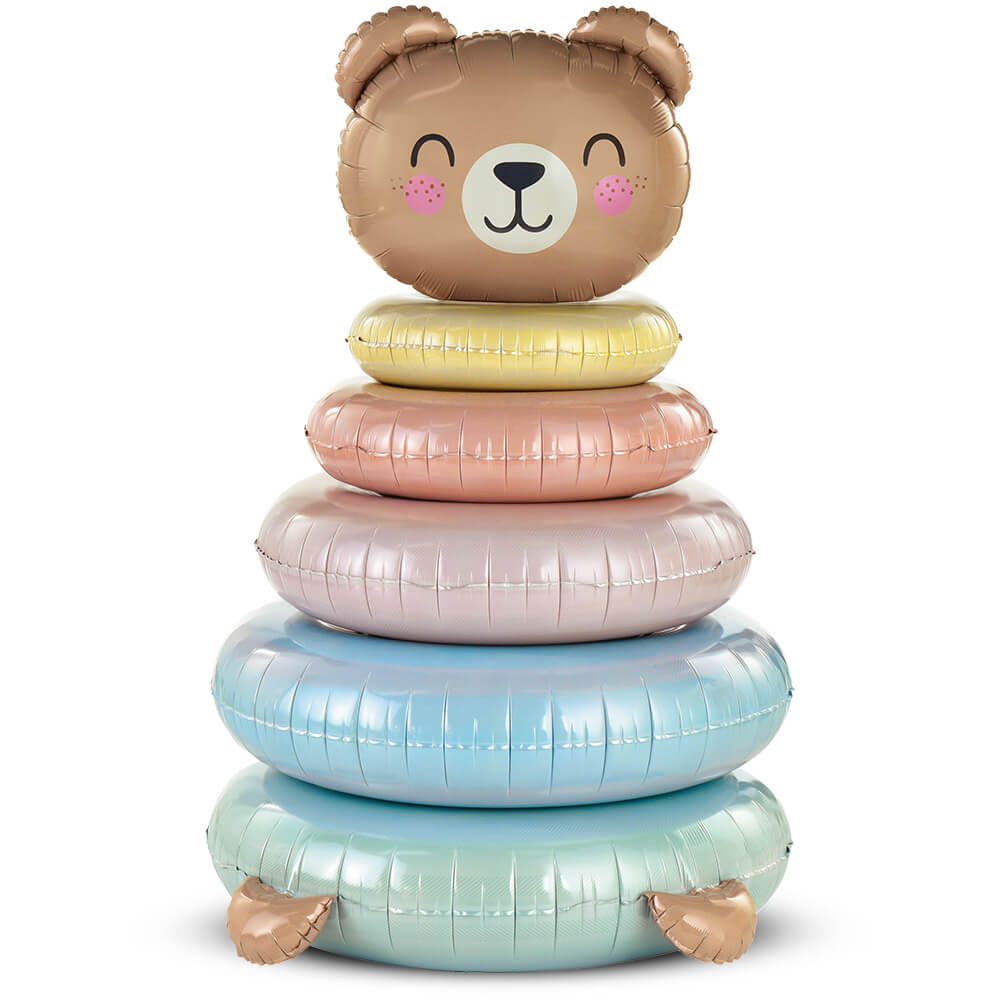 Foil Balloon Bear Stacker
