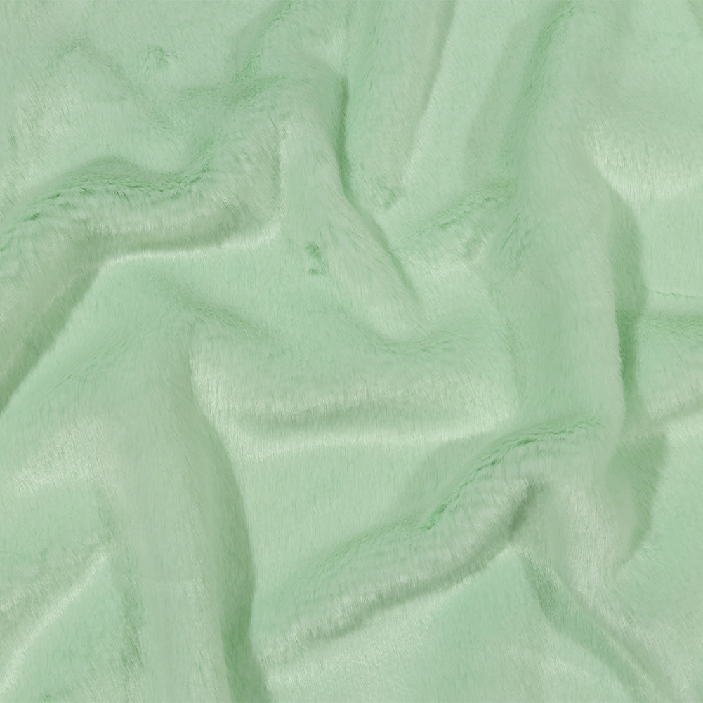 Dusty Aqua Short Pile Luxury Faux Fur