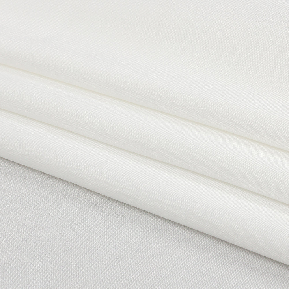 Sustainable Viscose Fluid Satin - Off White - Mood Exclusive Elliana Collection