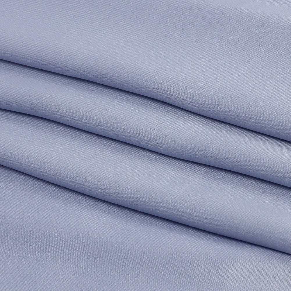 Sustainable Viscose Fluid Satin - Country Blue - Mood Exclusive Elliana Collection