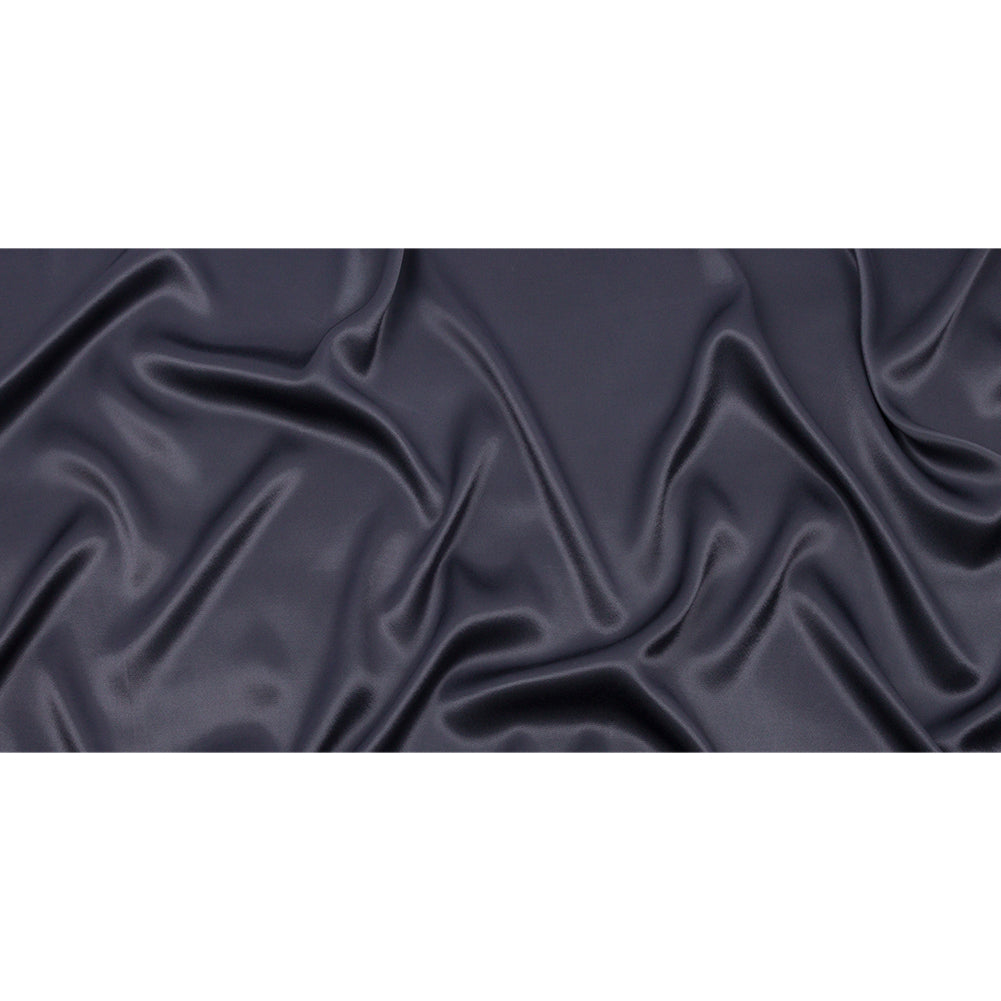 Sustainable Viscose Fluid Satin - Graphite - Mood Exclusive Elliana Collection