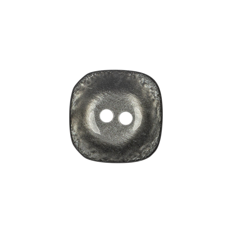 Smoked Iridescent Deepwell 2-Hole Plastic Button - 32L/20mm