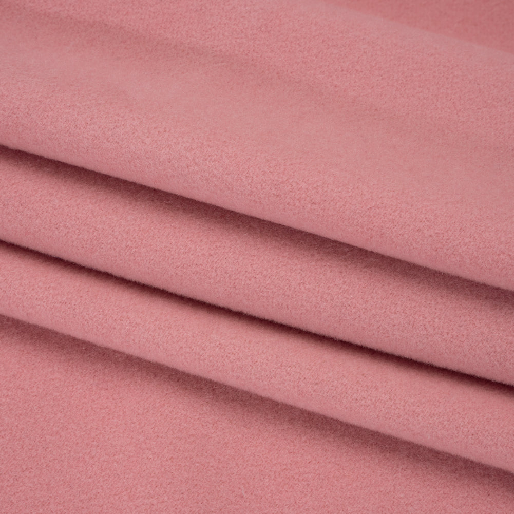 Wool and Cashmere Coating Made in Italy - Dusty Orchid - Alberini Collection