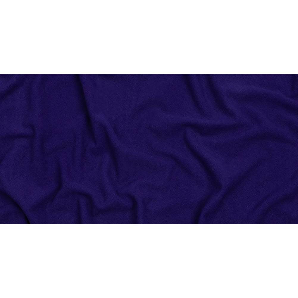 Wool and Cashmere Coating Made in Italy - Blue Violet - Alberini Collection