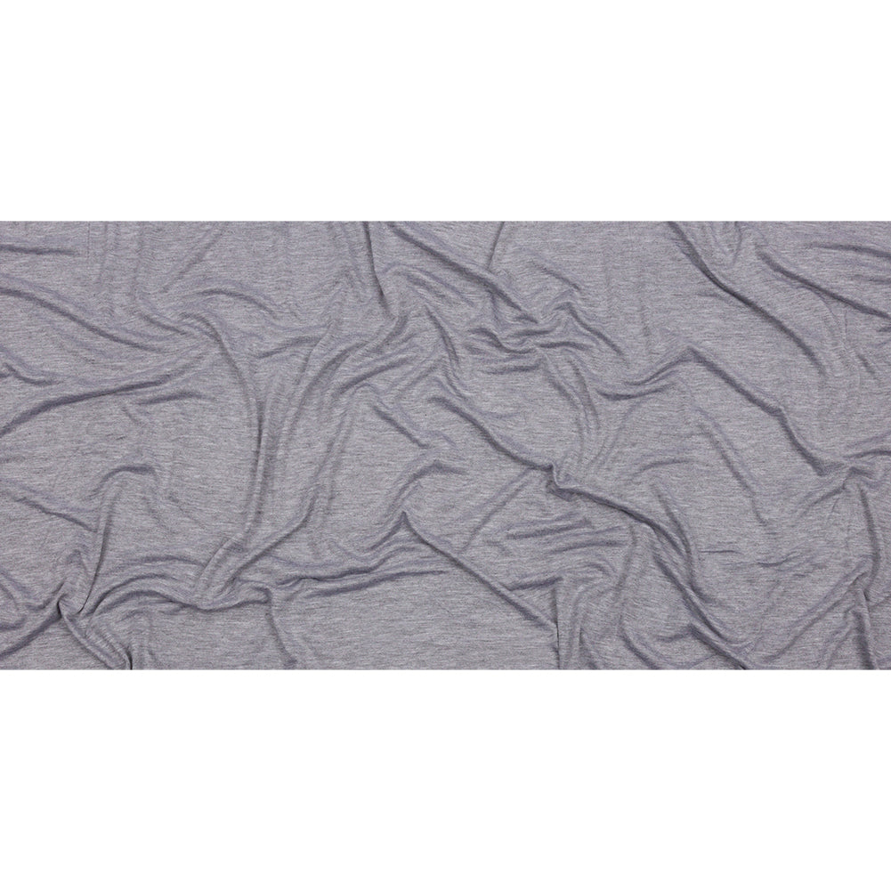 Heathered Gray Stretch Rayon Jersey