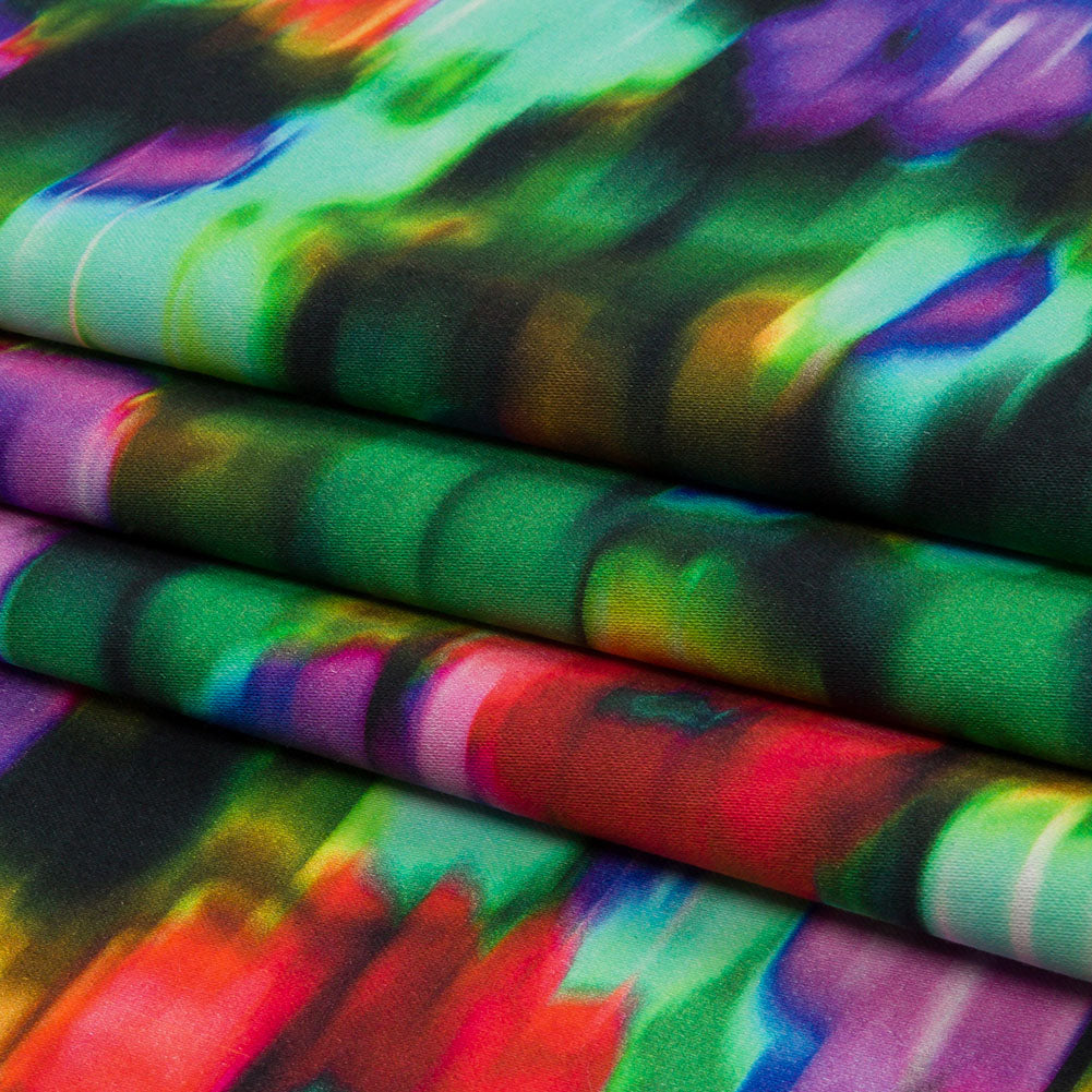 Mood Exclusive Large Neon Tears Stretch Cotton Sateen