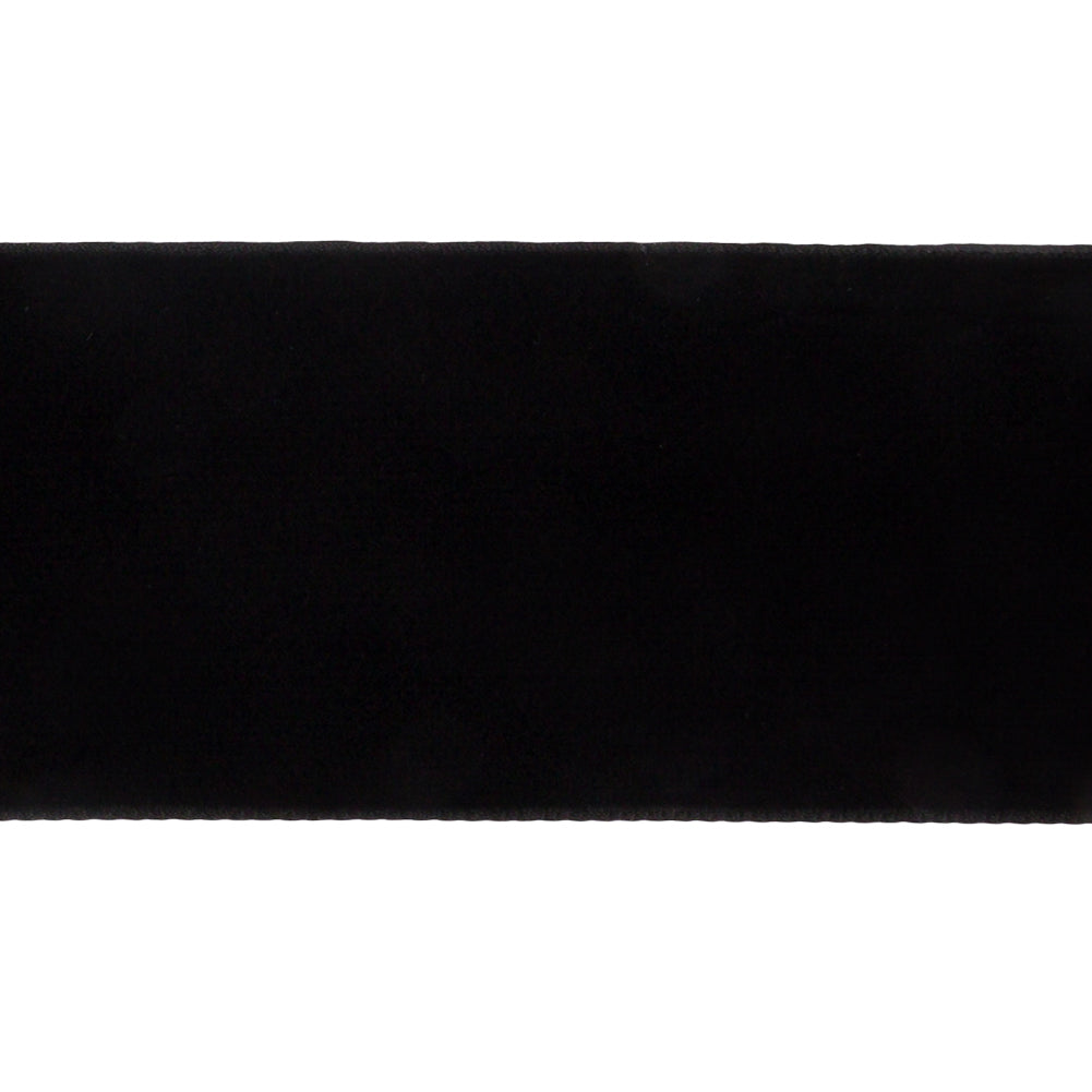 Japanese Black Rayon Velvet Ribbon - 1.5"