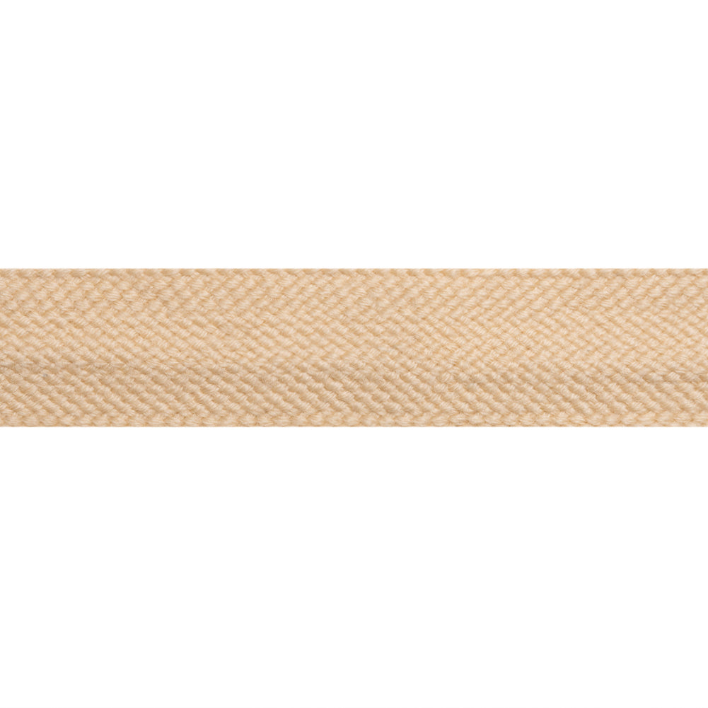 Beige Wool Braided Tape - 1"