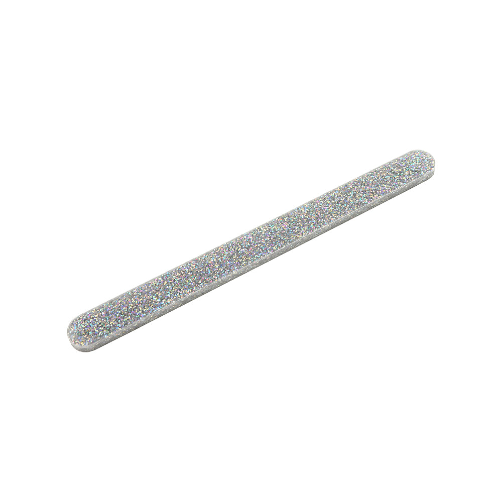 O'Creme Cakesicle Popsicle Silver Glitter Acrylic Sticks, 4.5" - Pack of 50