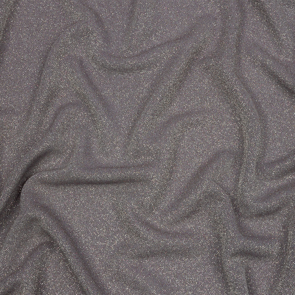 Nylon Knit with All-Over Glitter - Lilac and Silver - Sun Streams Collection