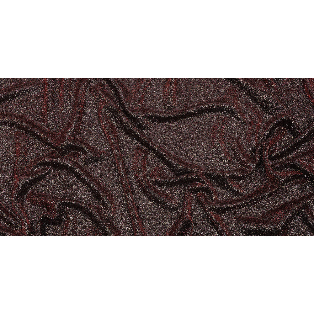 Nylon Knit with All-Over Glitter - Red - Sun Streams Collection