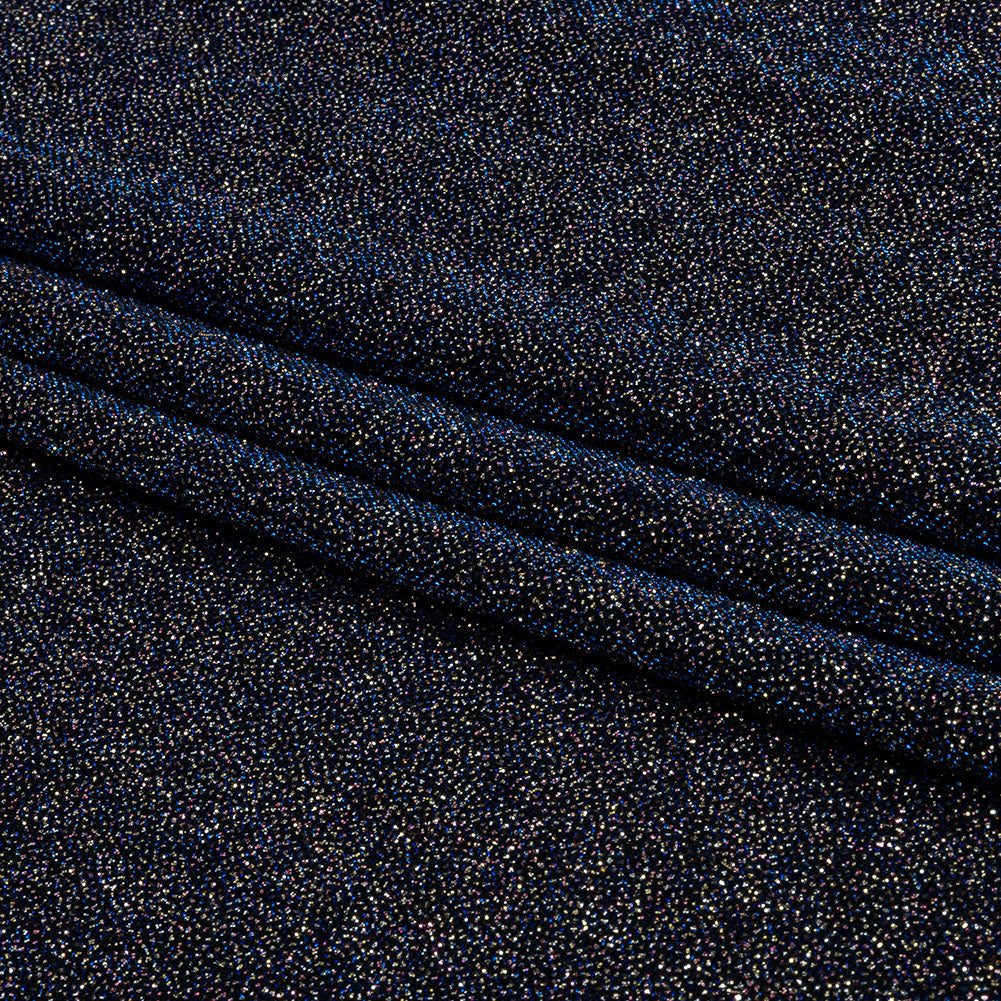 Nylon Knit with All-Over Glitter - Electric Blue - Sun Streams Collection