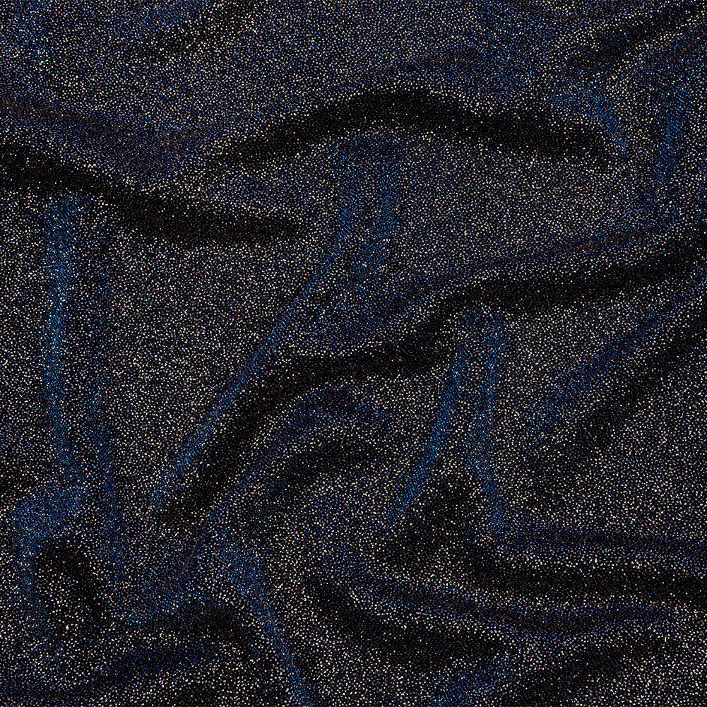 Nylon Knit with All-Over Glitter - Electric Blue - Sun Streams Collection