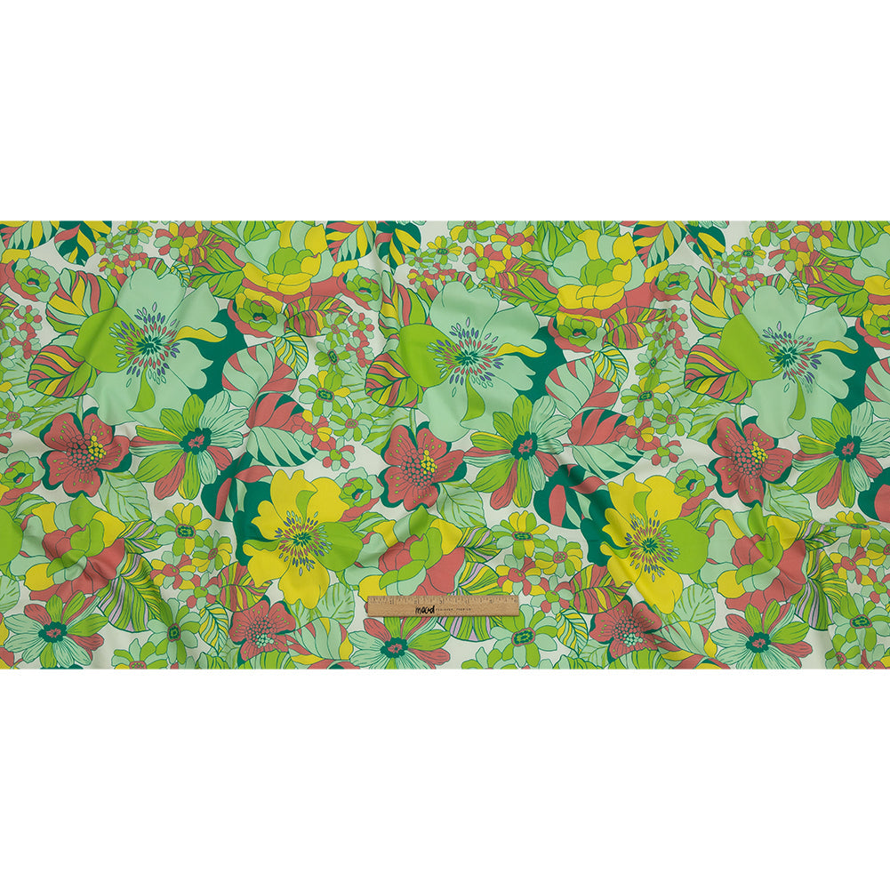 Mood Exclusive Florescent Inflorescence Stretch Cotton Twill