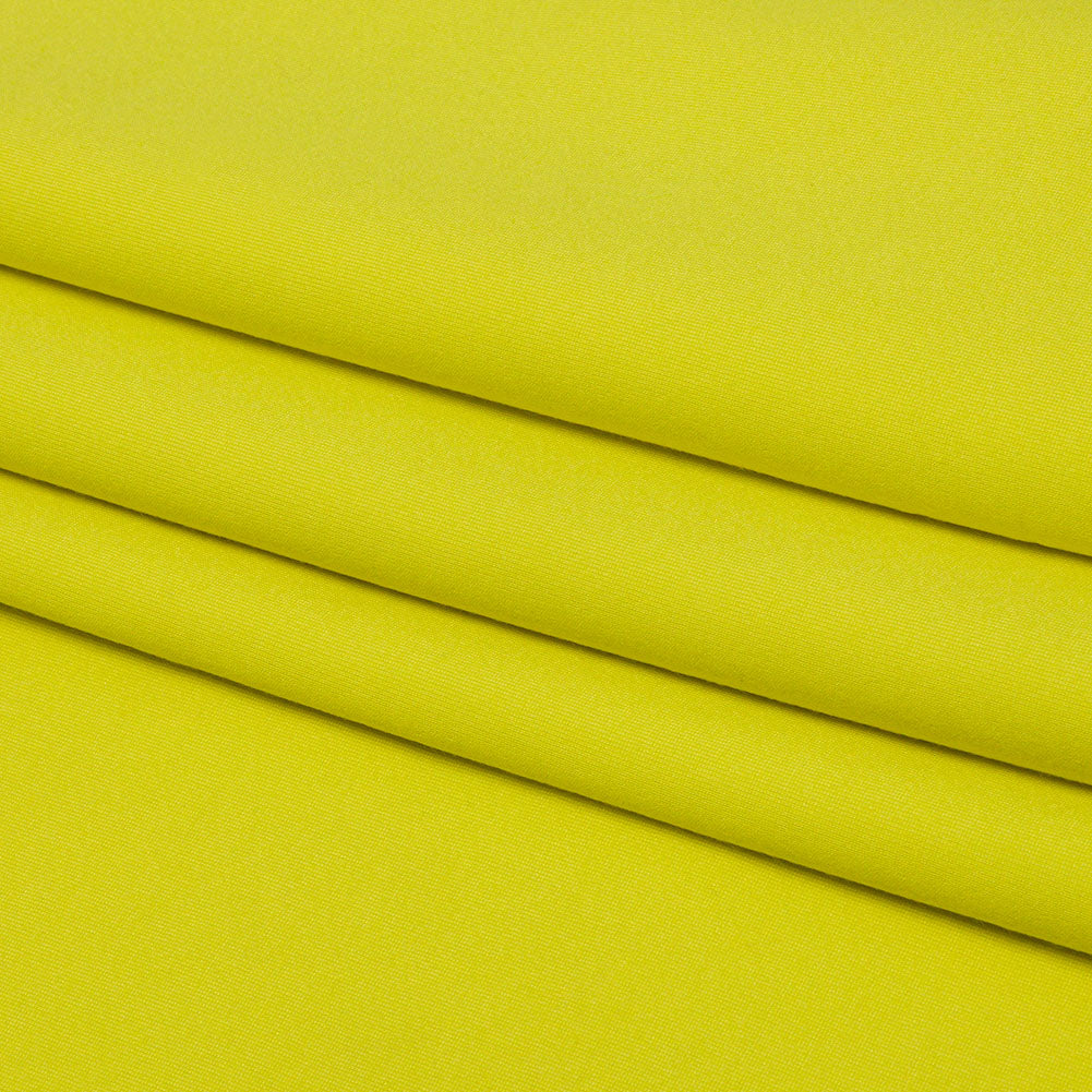 Stretch Ponte Knit - Lemon - Papilio Collection