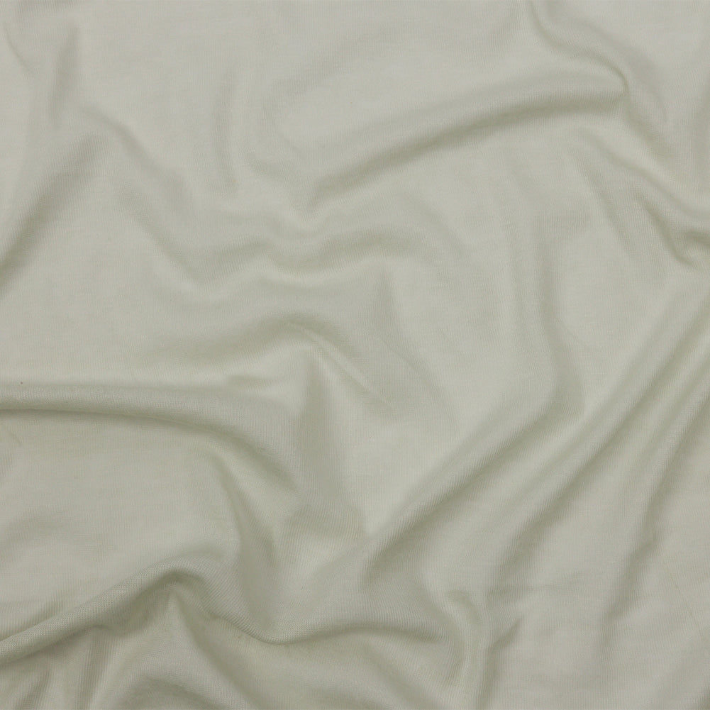 Famous Designer Light Mint Viscose and Cotton Lightweight Interlock Knit
