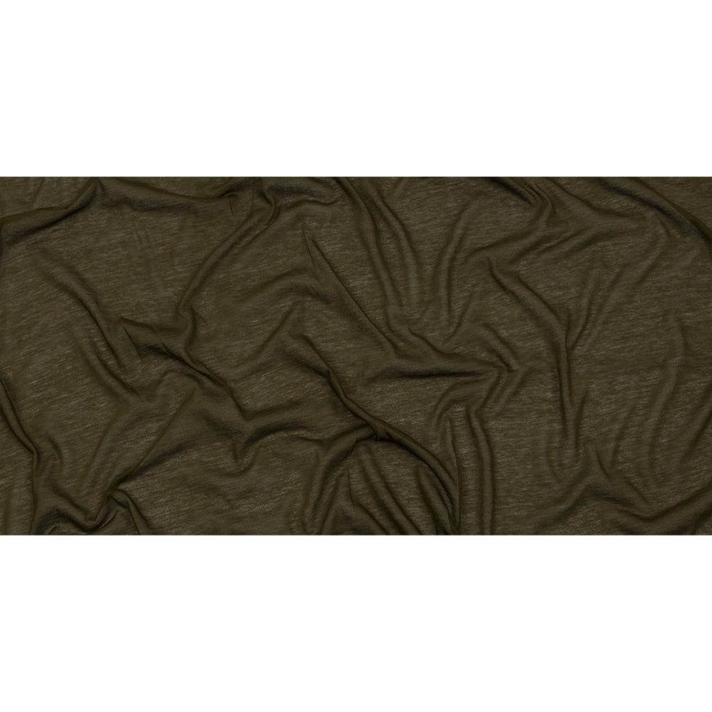 Famous Designer Seaweed Green Featherweight Cotton Jersey