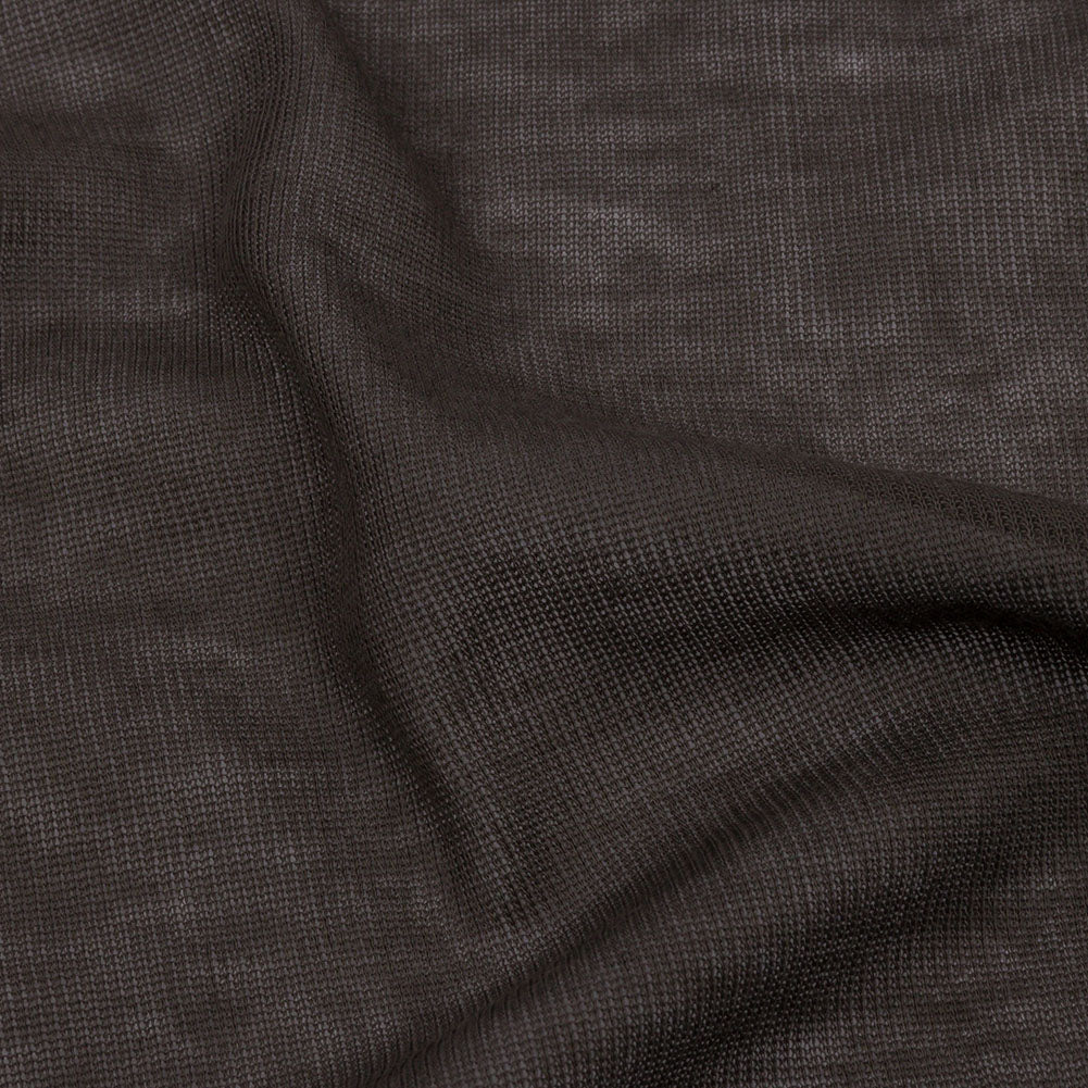 Famous Designer Khaki Lightweight Cotton Interlock Knit