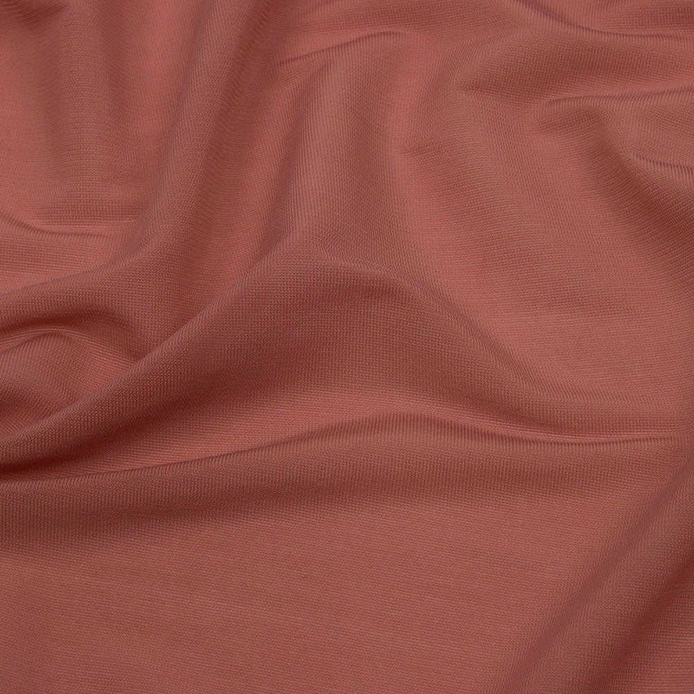 Famous Designer Light Rust Stretch Cupro Jersey