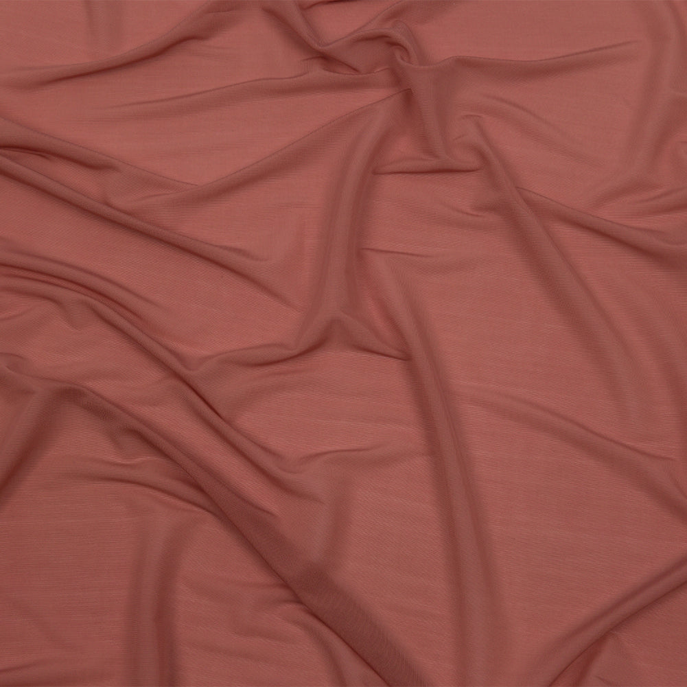 Famous Designer Light Rust Stretch Cupro Jersey
