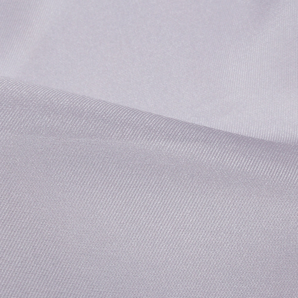 Polyester Twill Organdy - Shimmering Silver - Quinn Collection
