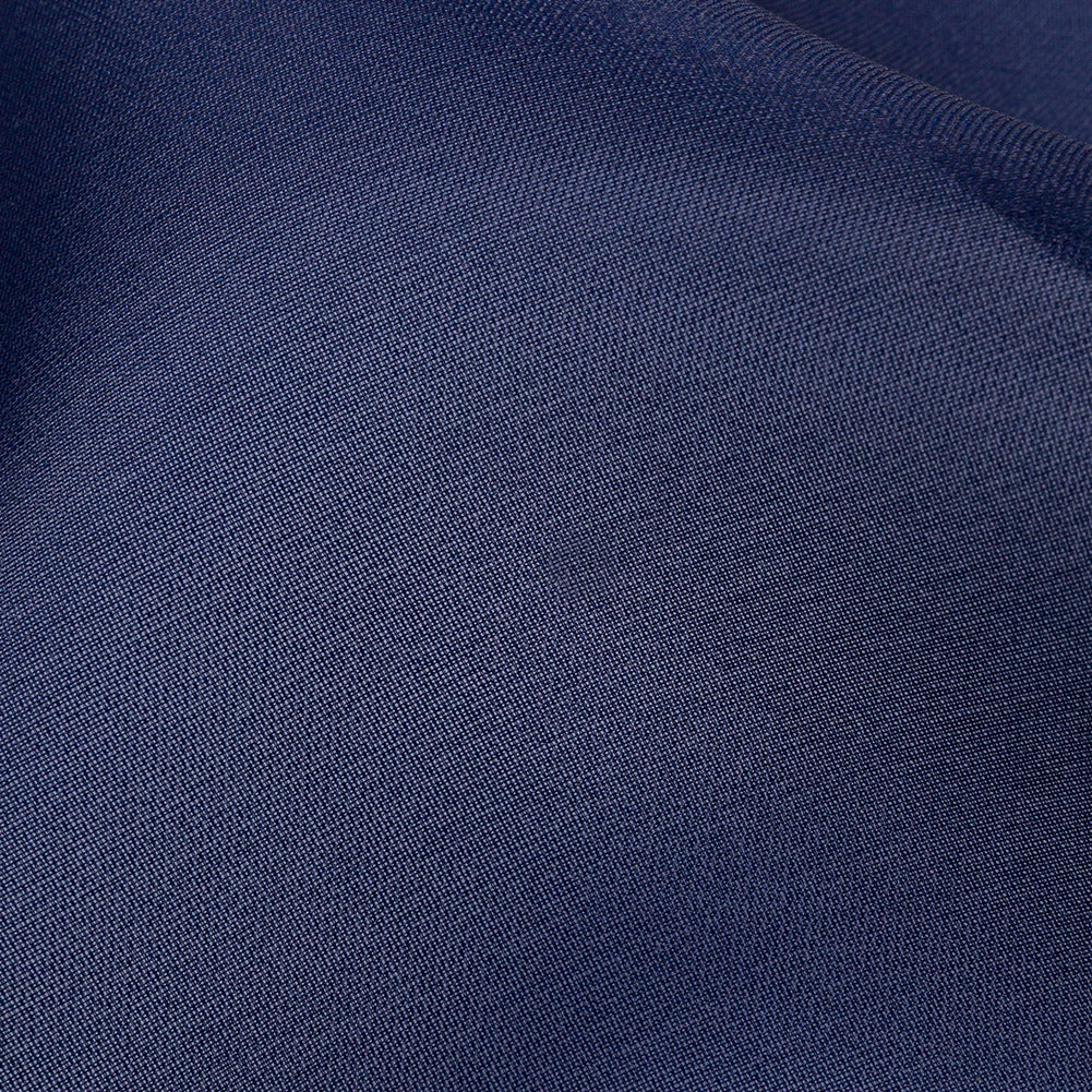 Polyester Twill Organdy - Shimmering Navy - Quinn Collection