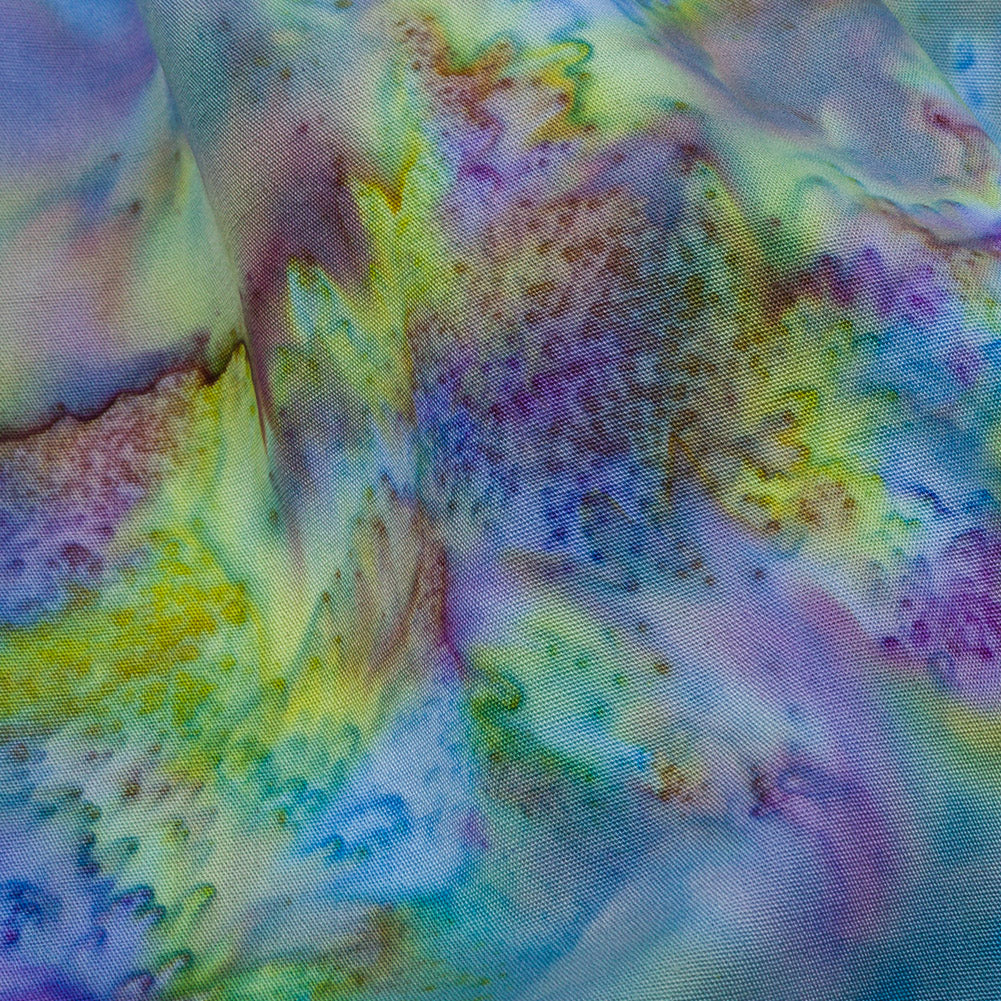 Island Batiks Foundation Basics Peacock Abstract Quilting Cotton