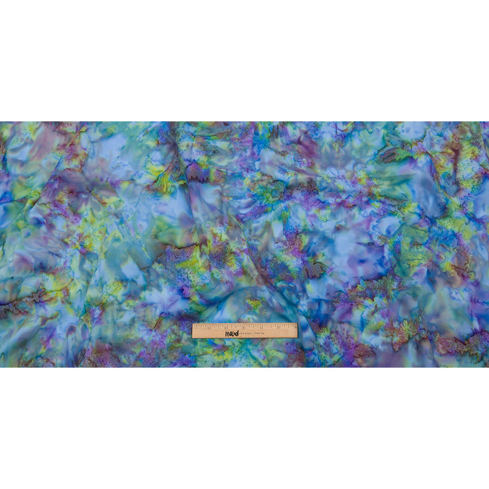 Island Batiks Foundation Basics Peacock Abstract Quilting Cotton