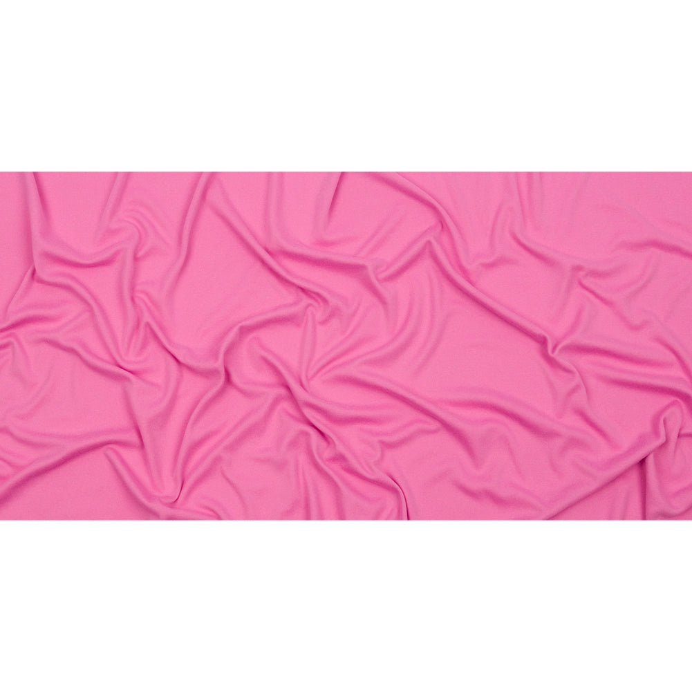 Pink Recycled Polyester Interlock Knit