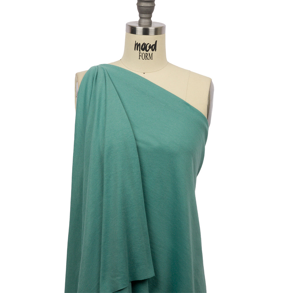 Green Recycled Polyester Interlock Knit