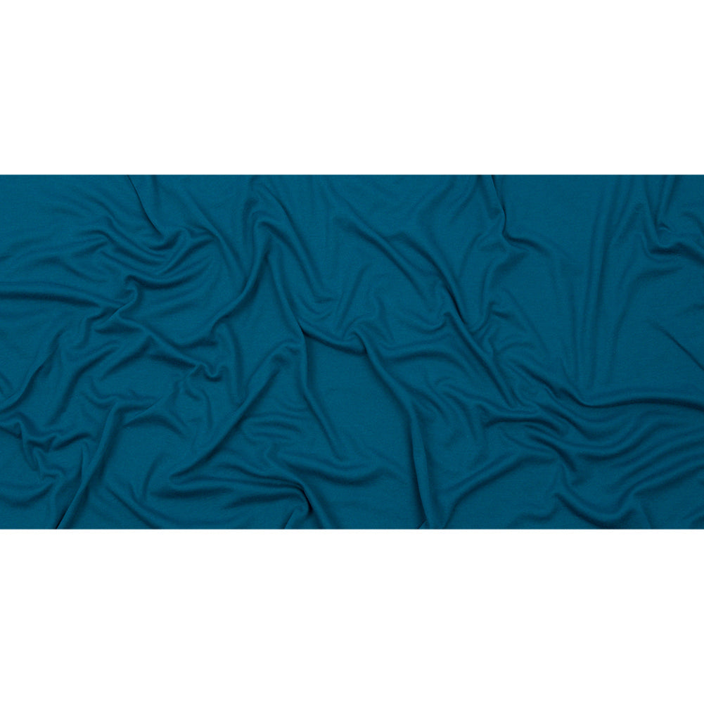 Teal Recycled Polyester Interlock Knit